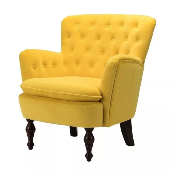 Premium Accent Chair Wide Tufted Velvet Armchair Chair Sofa Furniture - Image 3