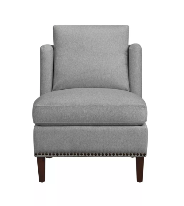 Thomasville Arlo 3 piece Accent Chair & Table Set Grey - Image 2